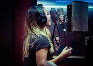 Grace Palmer Shortland Street Recording at Noise Control Studios - Corey Blackburn Photographer